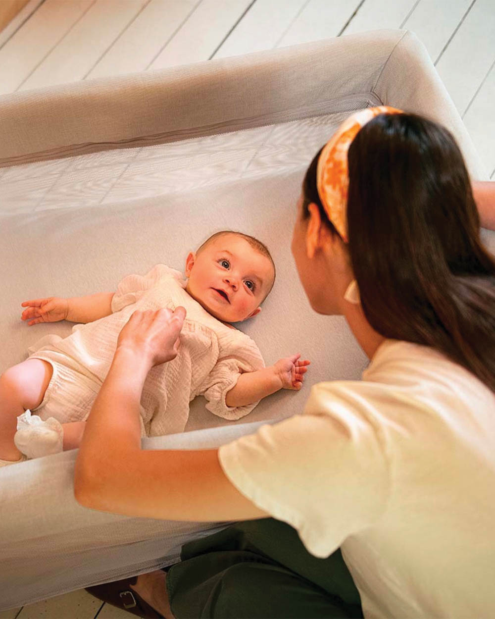 Paal travel cot Biscotti colour  Nuna