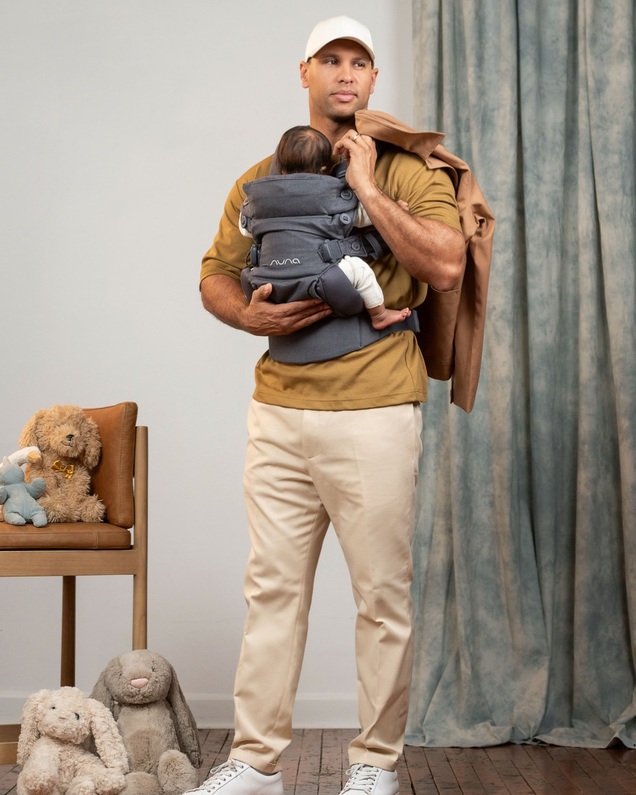 Cudl luxe baby carrier Dusk colour Nuna