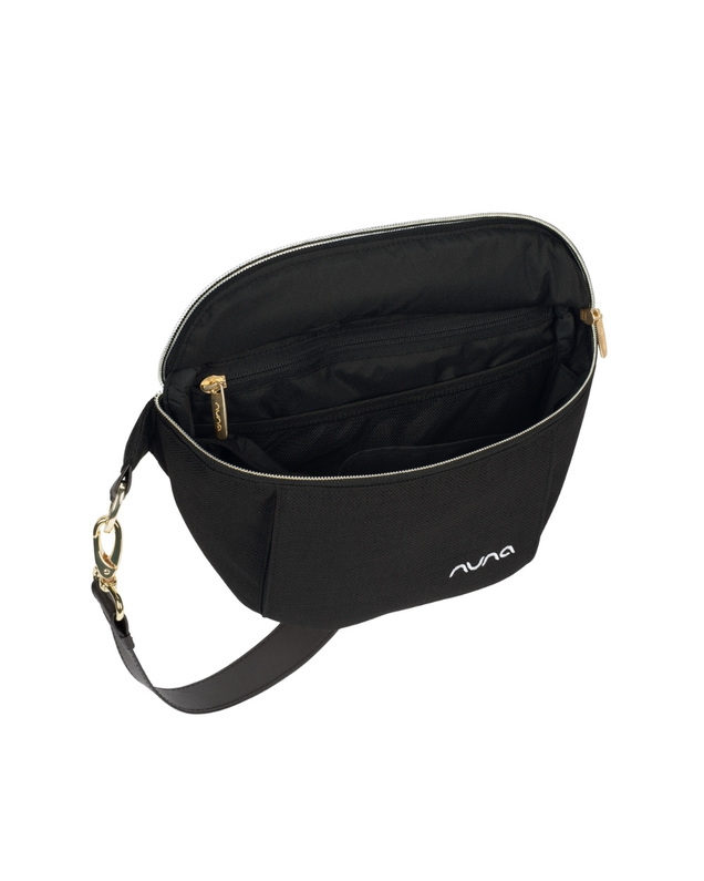 Shoulder bag for pushchairs Caviar colour Nuna