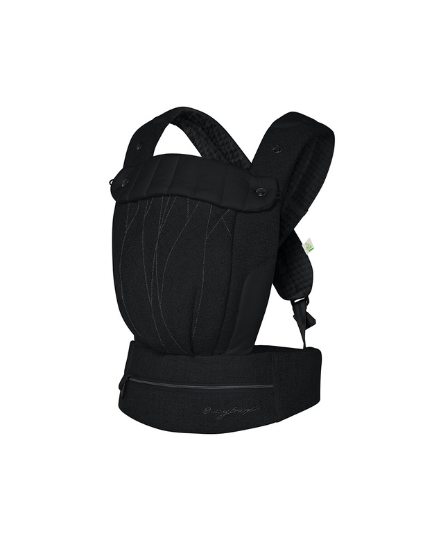 Coya Carrier Bouclé Stone black colour Cybex