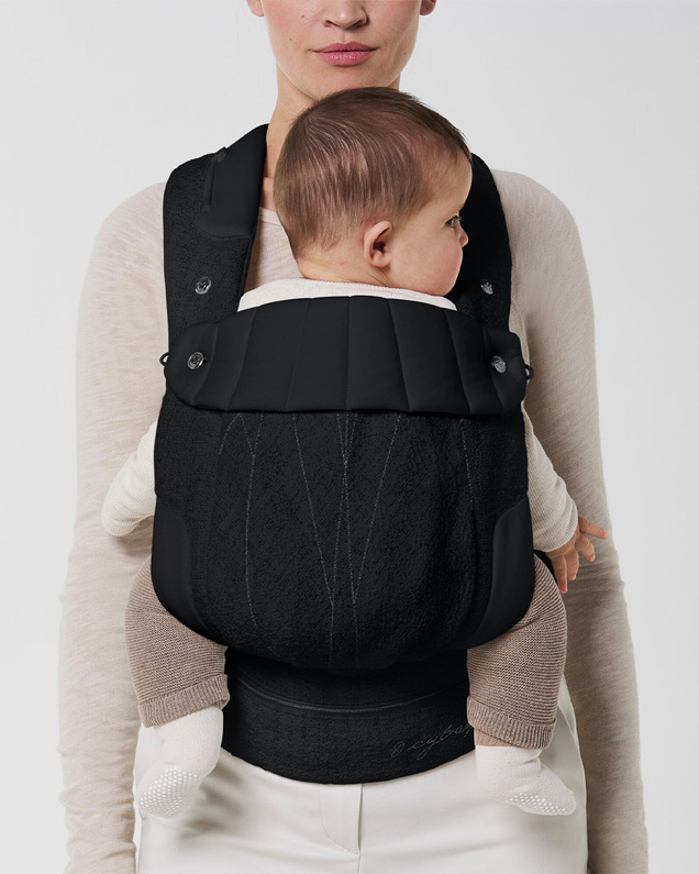 Coya Carrier Bouclé Stone black colour Cybex