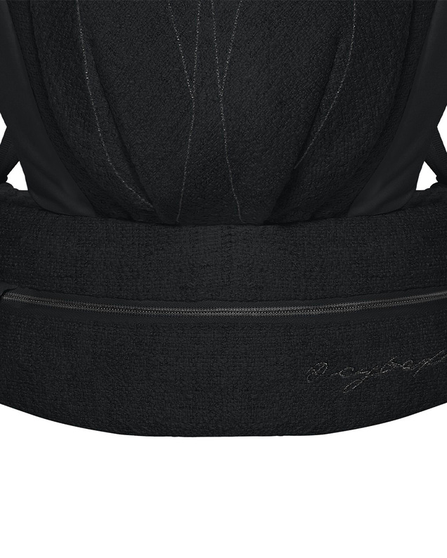 Coya Carrier Bouclé Stone black colour Cybex