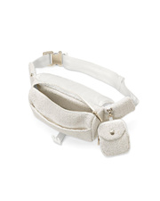 Belt bag boucl&eacute; Cream white colour  Cybex