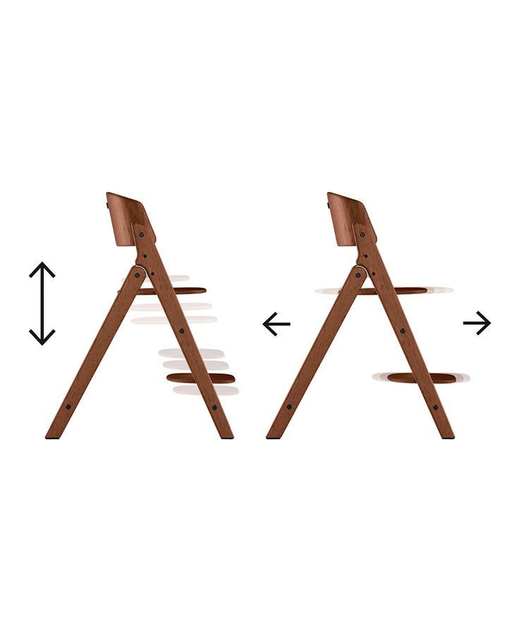 Chair Click & Fold 4-en-1 All natural dark colour  Cybex