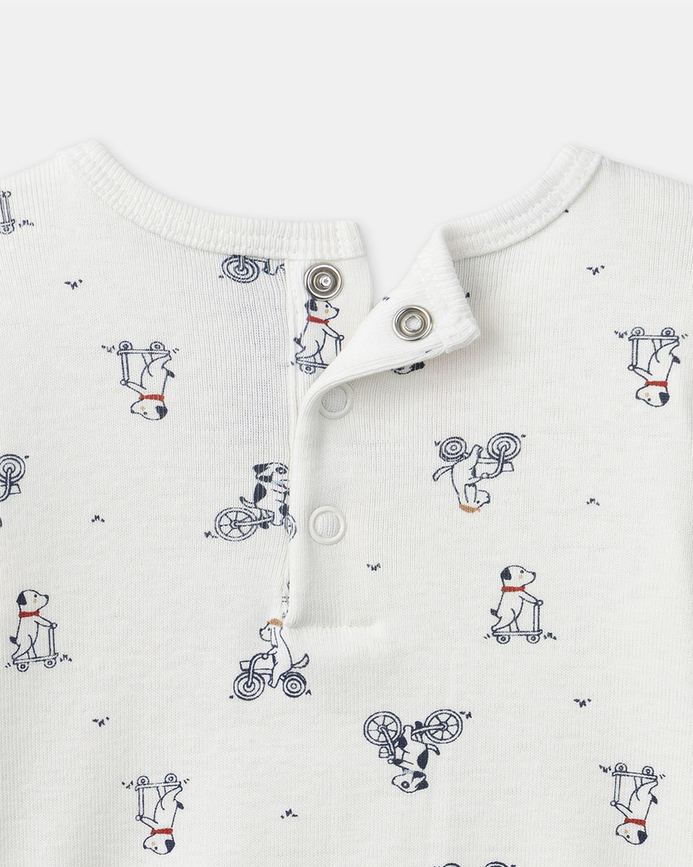 Dog print bodysuit Ecru colour  Sergent Major