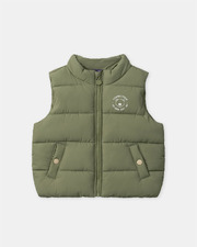 Sleeveless quilted jacket Khaki colour  Sergent Major