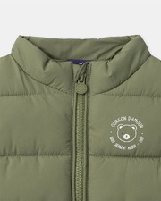 Sleeveless quilted jacket Khaki colour  Sergent Major