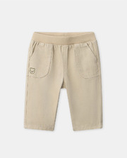 Pants with teddy bear embroidery Beige colour  Sergent Major