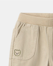 Pants with teddy bear embroidery Beige colour  Sergent Major