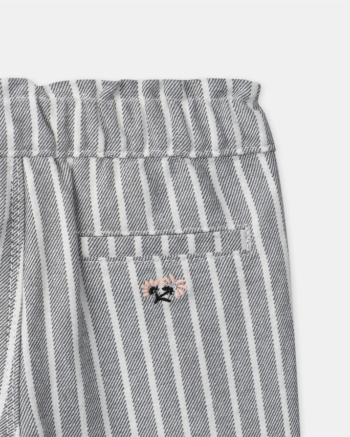 Striped flare pants Grey colour  Sergent Major