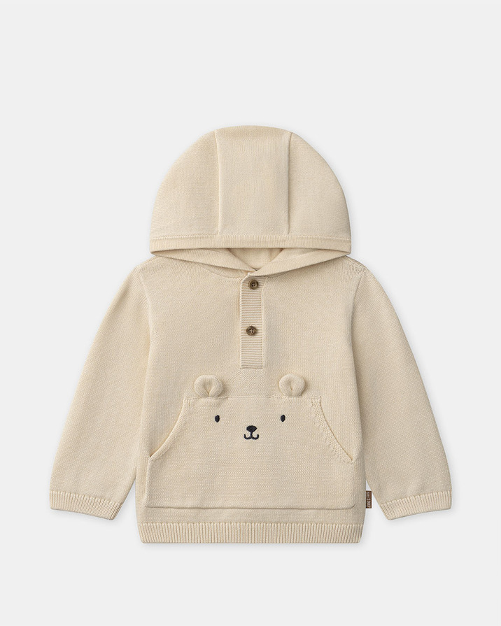 Animal print hoodie Beige colour  Sergent Major
