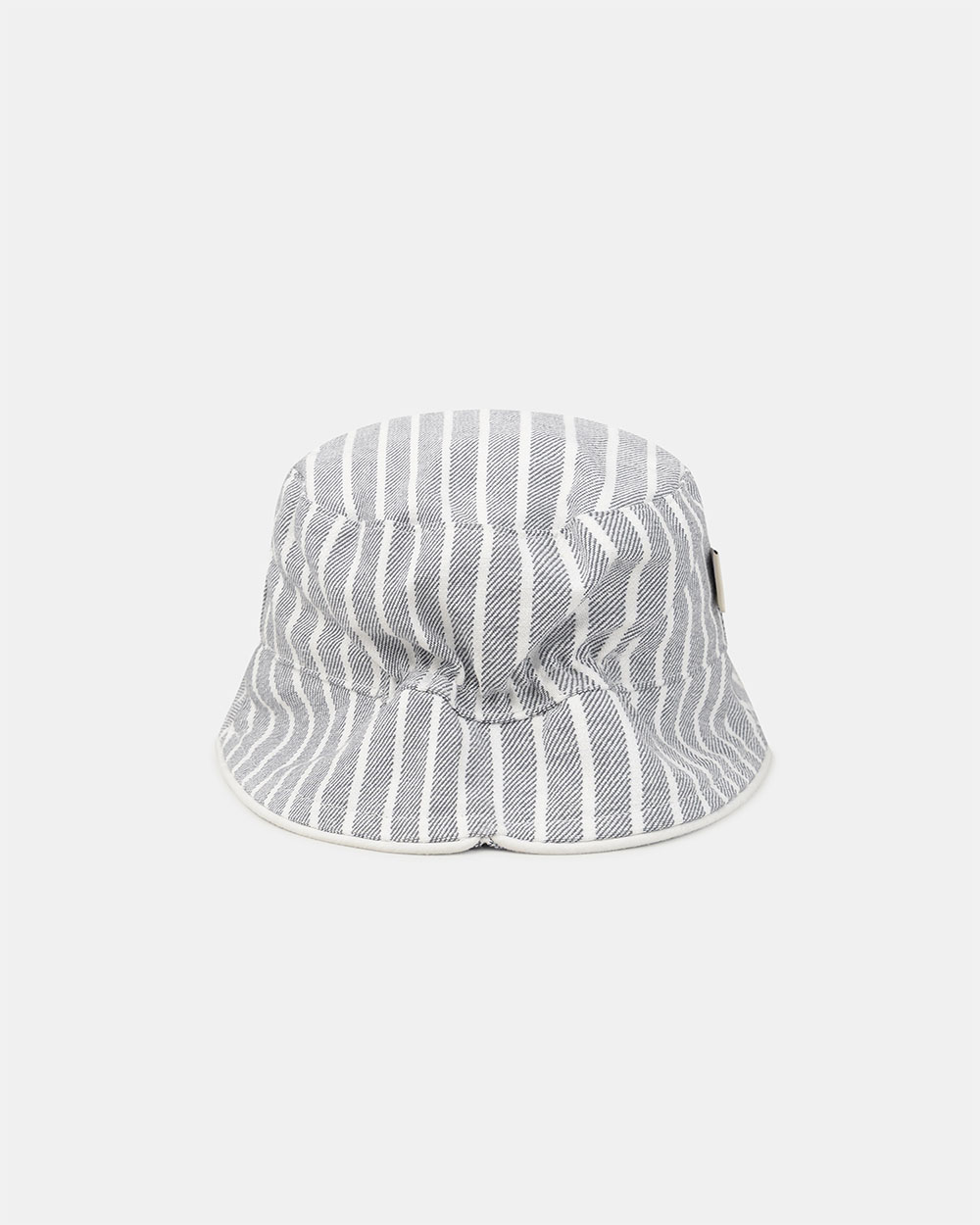 Striped hat with zebra patch Grey colour  Sergent Major