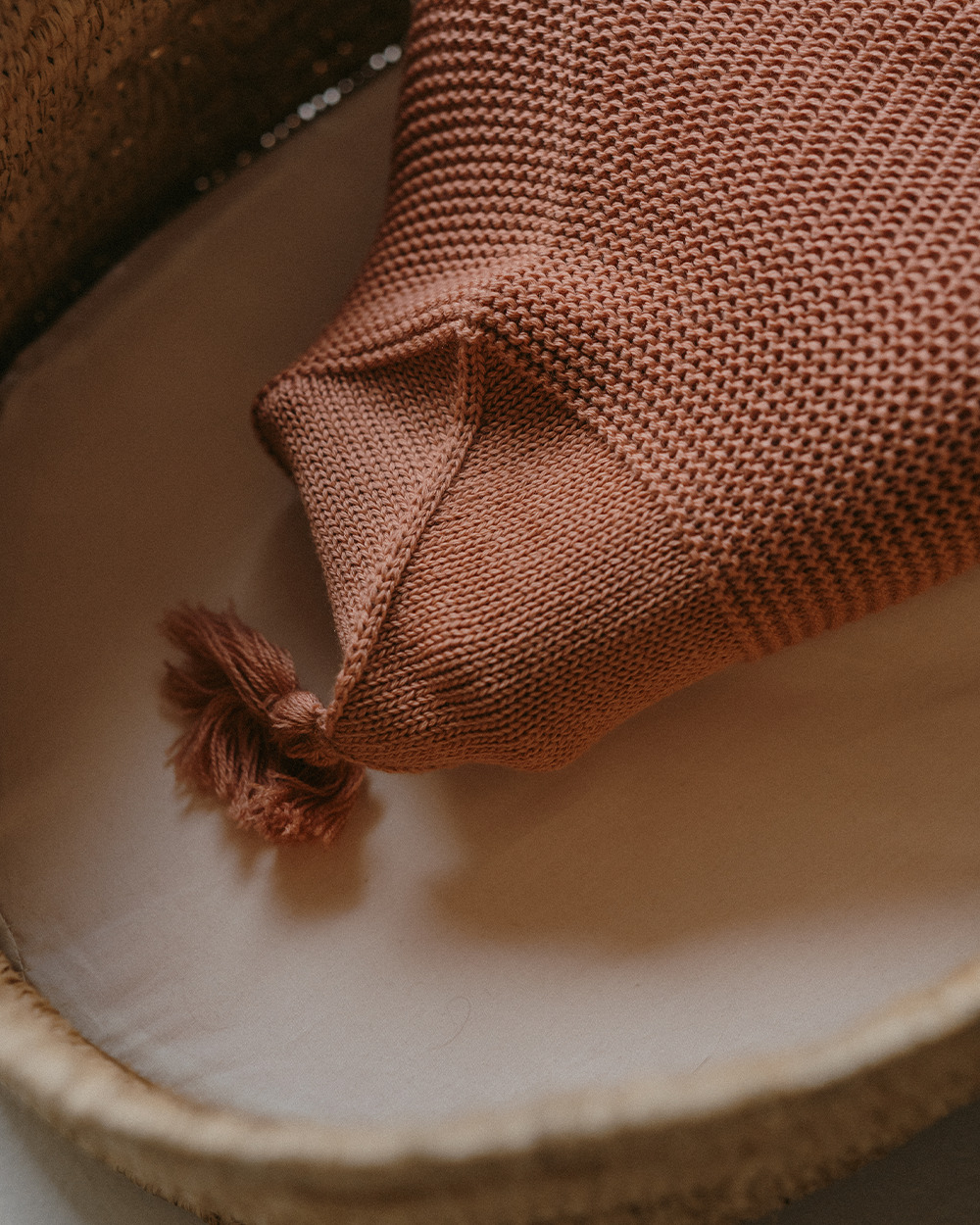 Swaddling cocoon Terracotta colour  Ilado