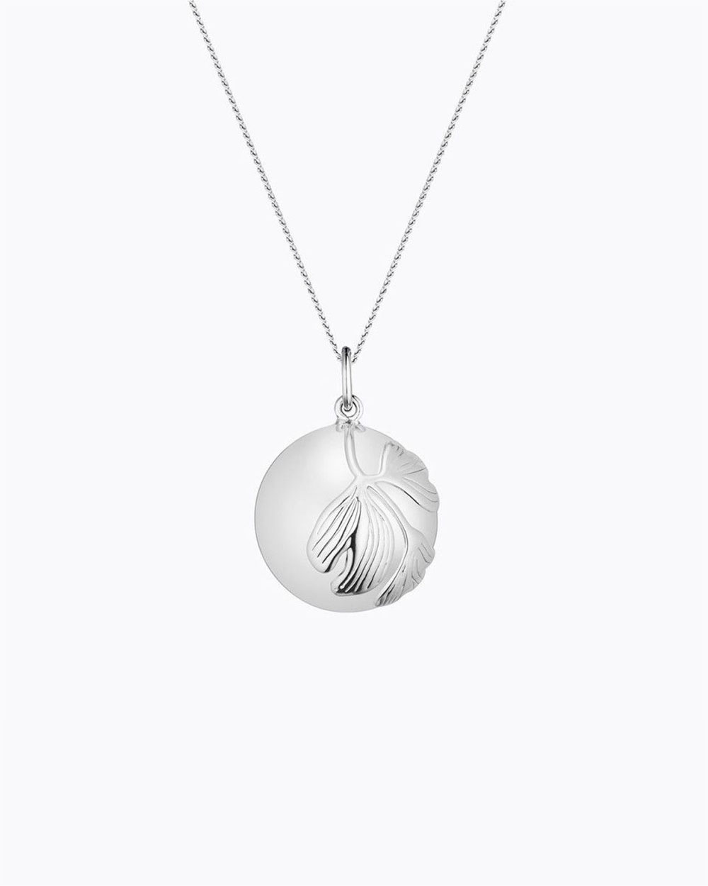 Pregnancy bola Ginkgo Silver colour on chain  Ilado