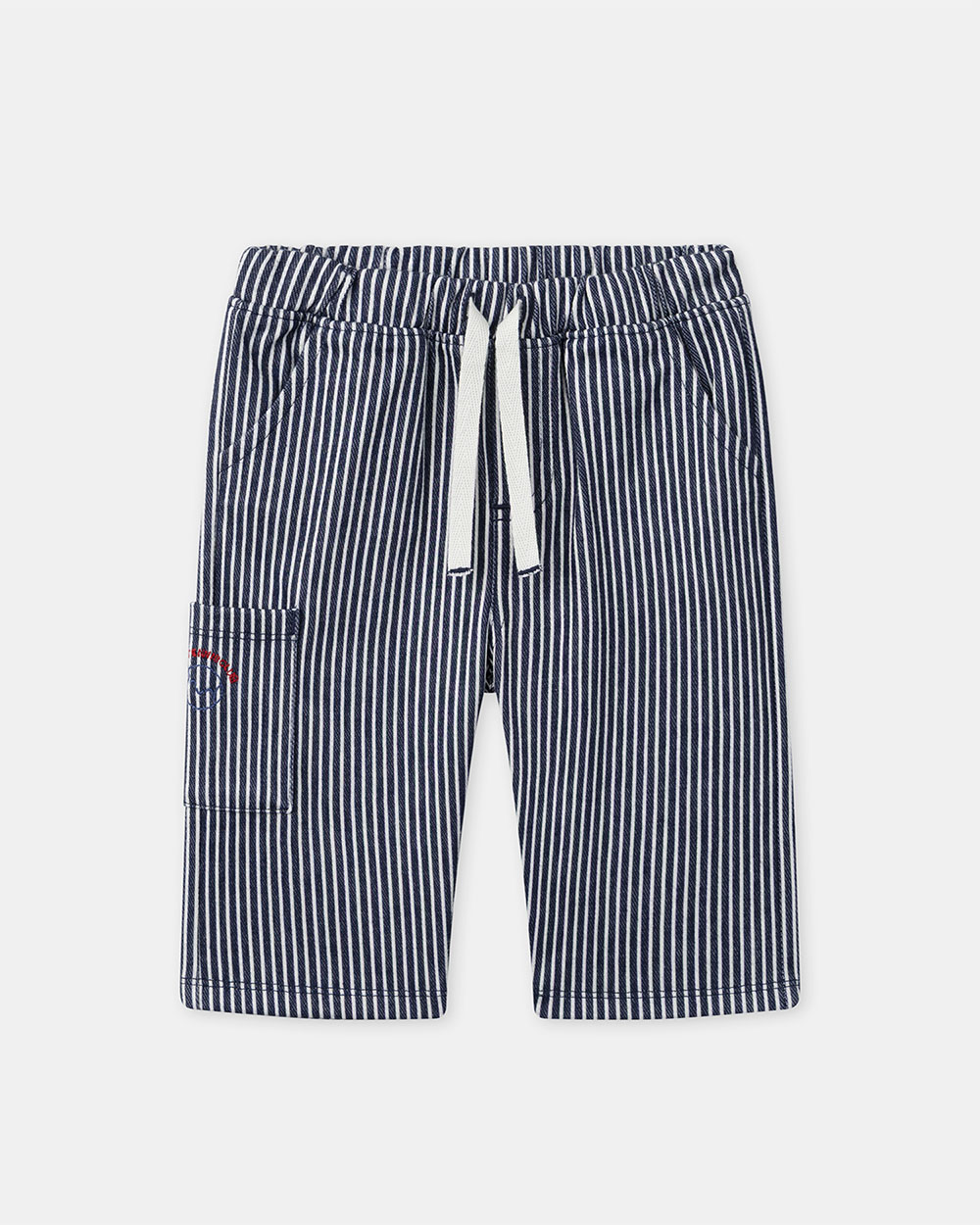 Striped trousers with drawstring Navy blue colour  Sergent Major