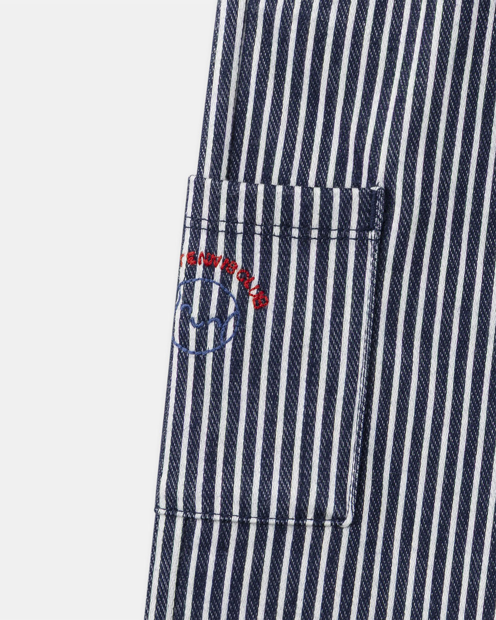 Striped trousers with drawstring Navy blue colour  Sergent Major