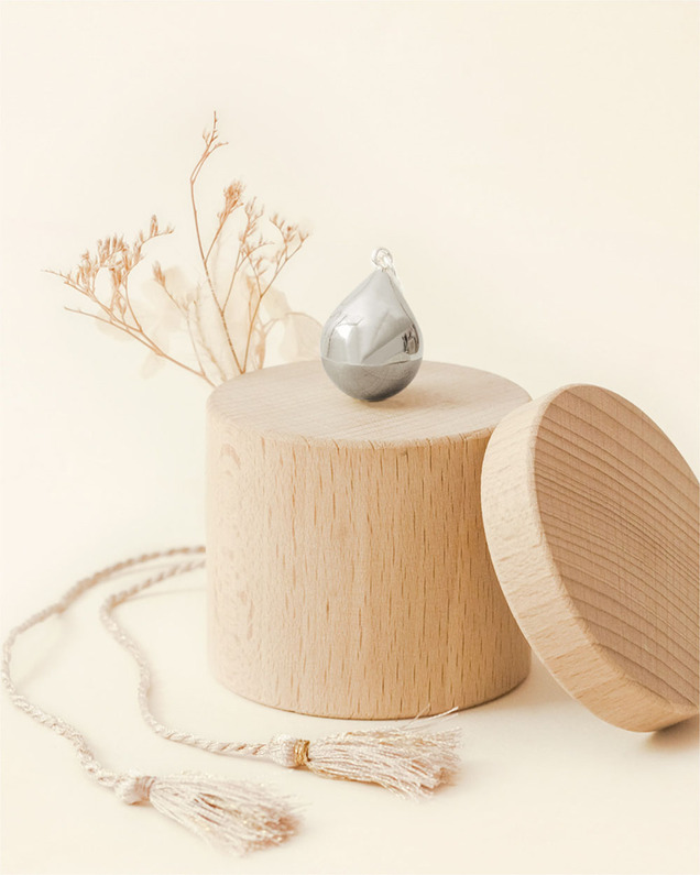 Pregnancy bola Drop Silver colour on cord  Ilado