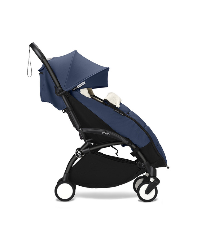 YOYO³ stroller footmuff Navy blue colour Stokke