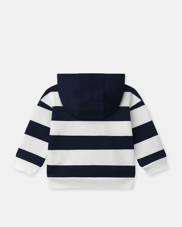 Striped hoodie Navy blue colour  Sergent Major