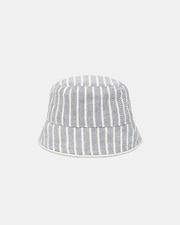 Striped hat with zebra patch Grey colour  Sergent Major