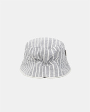 Striped hat with zebra patch Grey colour  Sergent Major