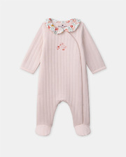Pink romper with ruffled collar Pink colour  Sergent Major