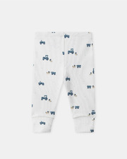 Grow-with-me tractor print pajamas Ecru colour  Sergent Major