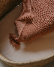 Swaddling cocoon Terracotta colour  Ilado