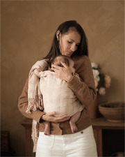 Shawl Rebozo Powder pink colour  Ilado
