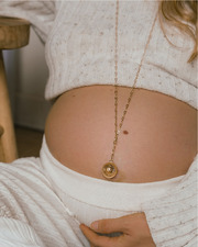 Pregnancy bola Amor Yellow gold colour on chain  Ilado