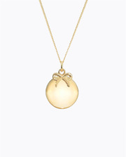 Pregnancy bola Link Yellow gold colour on chain  Ilado