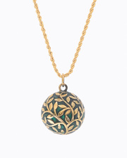 Pregnancy bola Vegetal Yellow gold colour on chain  Ilado