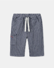 Striped trousers with drawstring Navy blue colour  Sergent Major