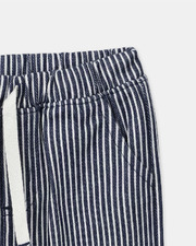 Striped trousers with drawstring Navy blue colour  Sergent Major
