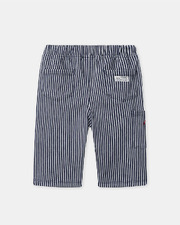 Striped trousers with drawstring Navy blue colour  Sergent Major