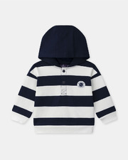 Striped hoodie Navy blue colour  Sergent Major