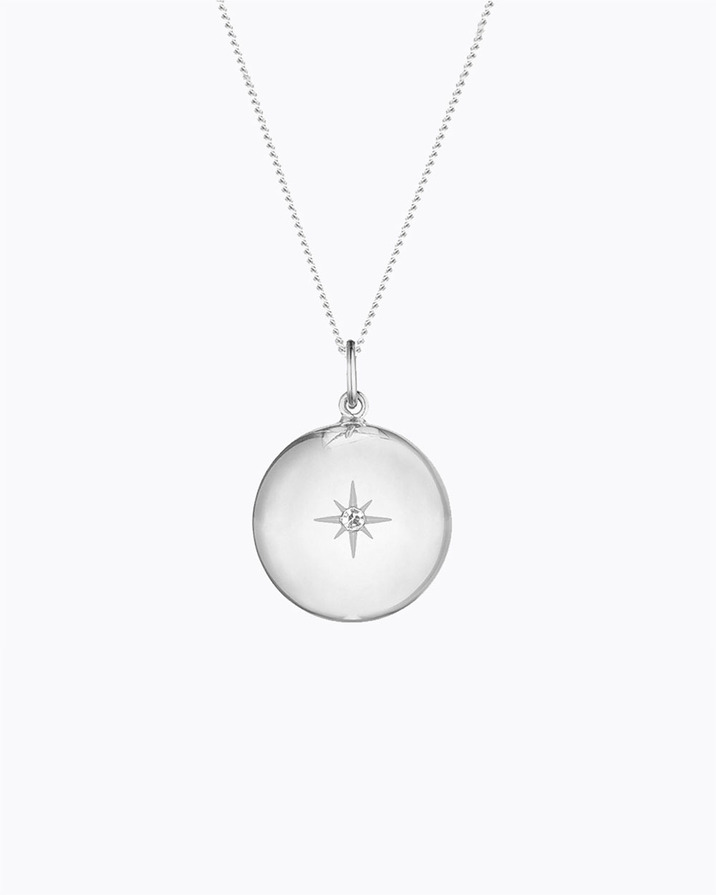 Pregnancy bola Lucky star Silver colour on chain  Ilado