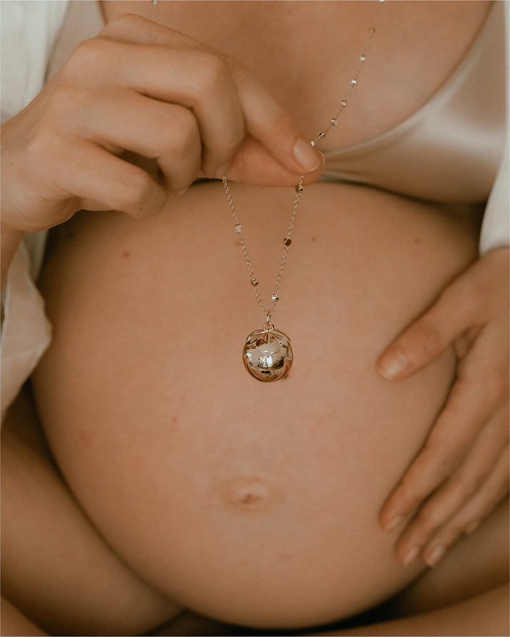 Pregnancy bola Luck Yellow gold colour  Ilado