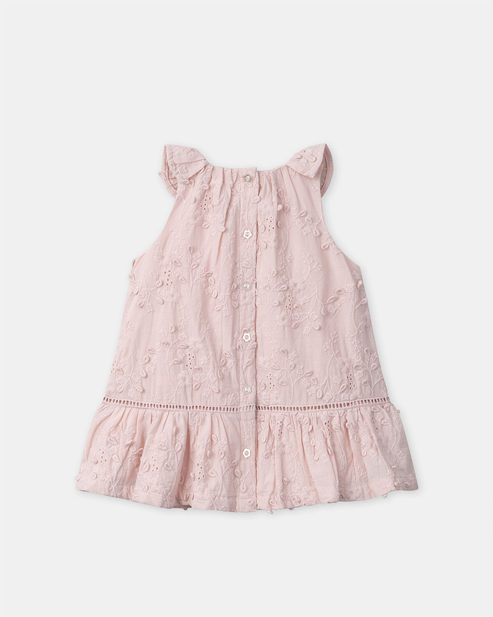 Floral embroidered dress Pink colour  Sergent Major