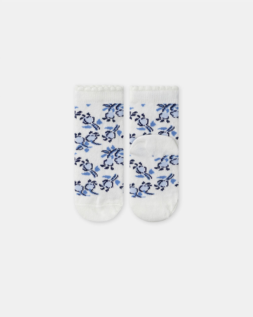 Set of 3 pairs of berry print socks Blue colour  Sergent Major