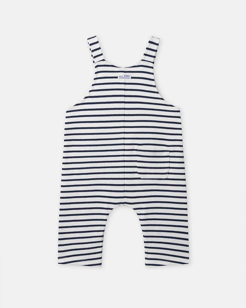 Striped dungarees Navy blue colour  Sergent Major