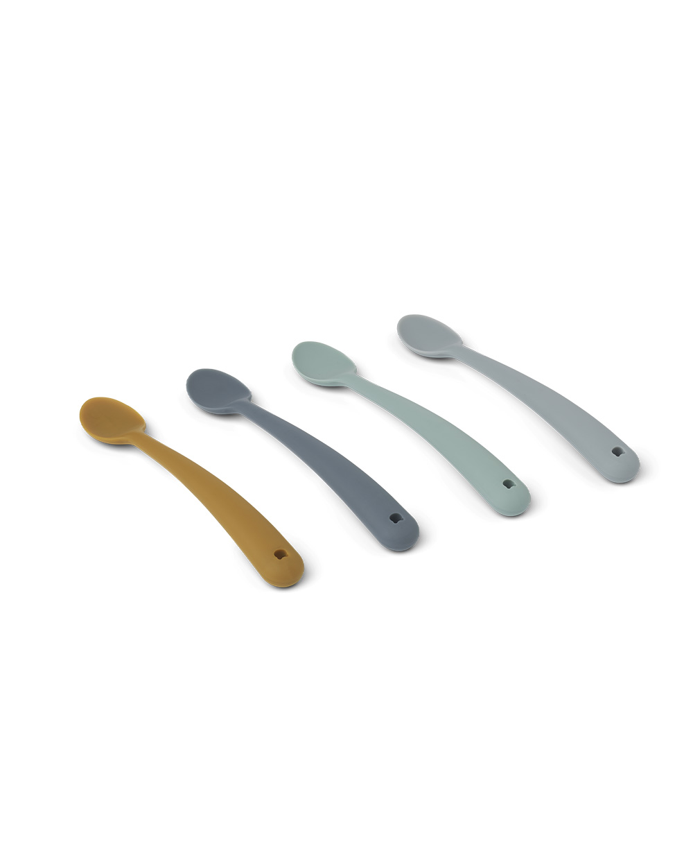 Set of 4 Siv spoons Blue multi mix colour  Liewood
