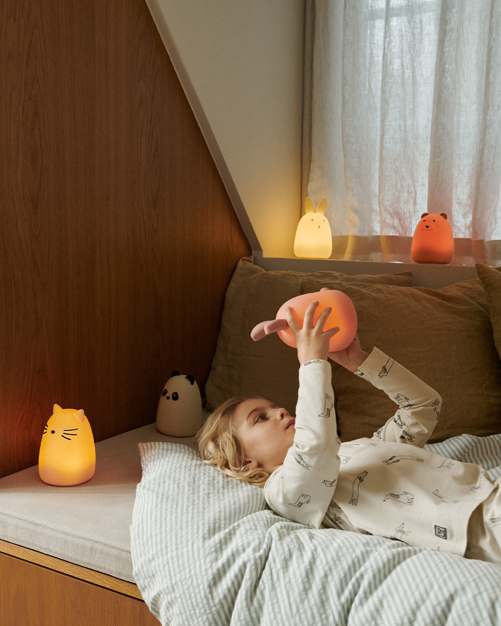 Winston panda night light Cream colour  Liewood