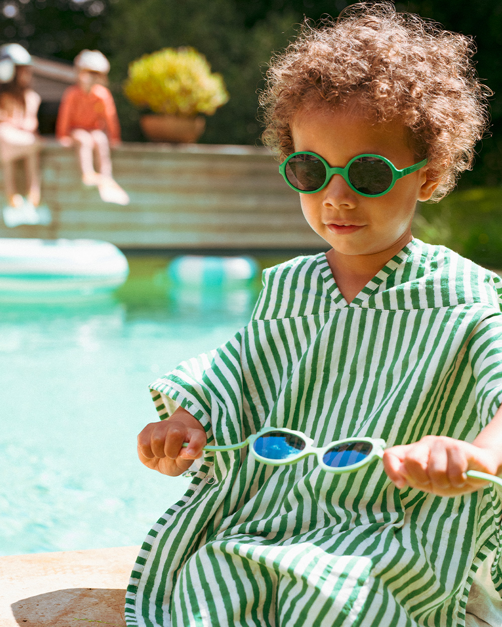 Baby sunglasses Lion 0-1 year Sage colour  Ki Et La