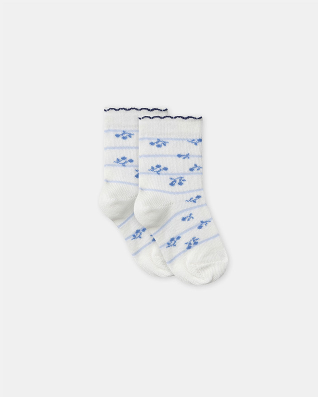 Set of 3 pairs of berry print socks Blue colour  Sergent Major