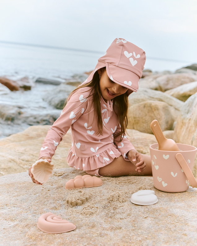 Gilma beach set Sweethearts/pale Tuscany Liewood