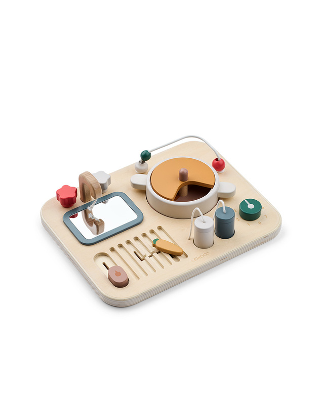 Magnus wooden activity board Sandy multi mix colour Liewood