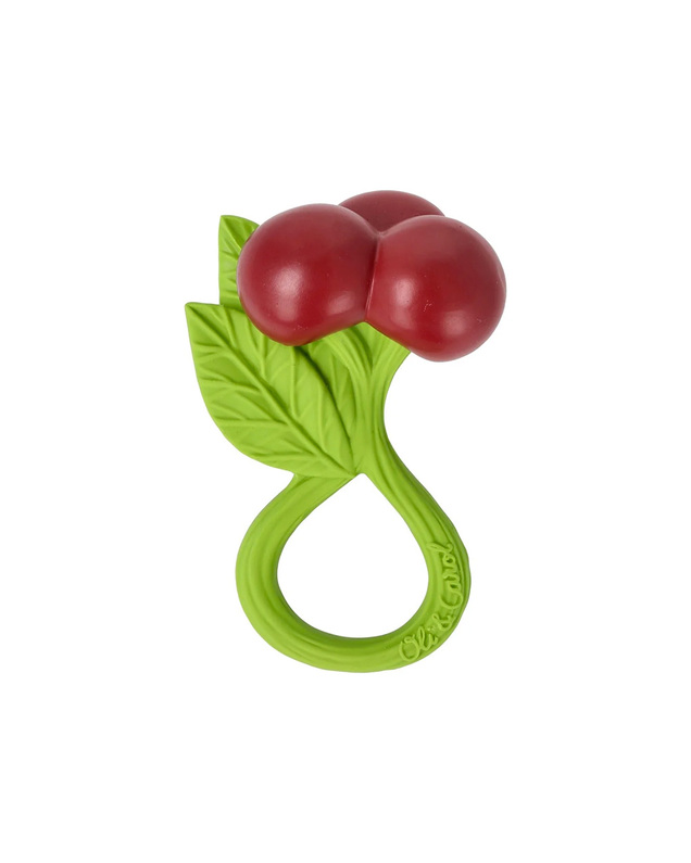 Teething rattle Cherry Oli & Carol