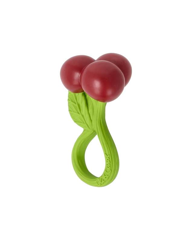 Teething rattle Cherry Oli & Carol