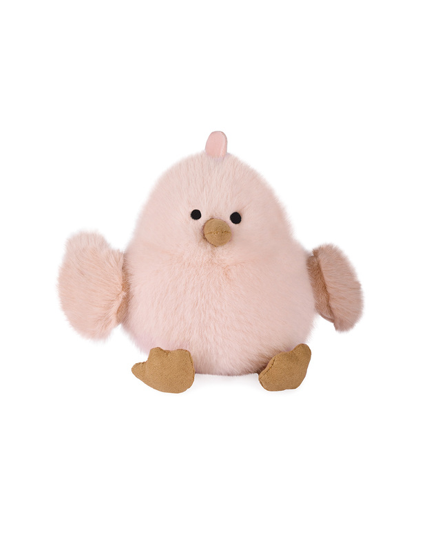 Piou chick soft toy 15 cm Pink colour  Doudou et Compagnie